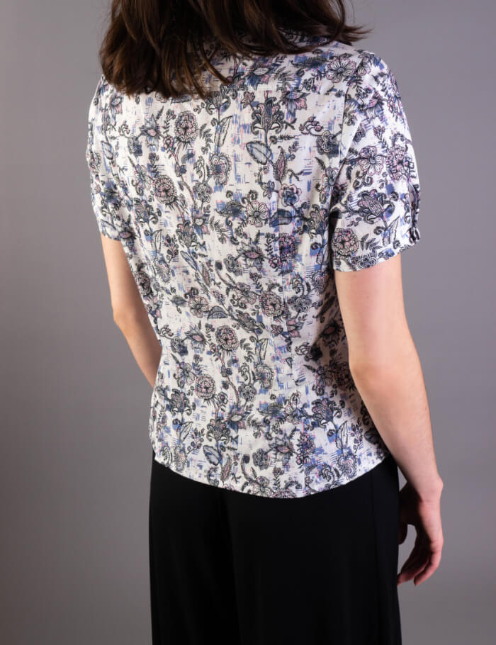 Damen-Bluse-Print-Offwhite-Hinten-S21D208P5511
