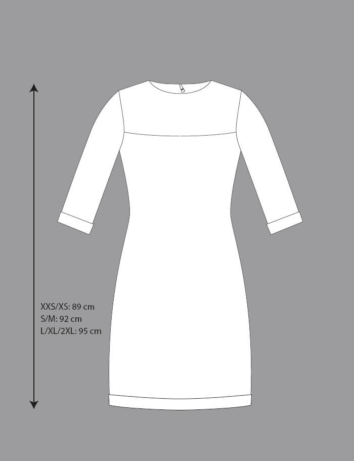 Damen-Kleid-Aufschlag-Print-Blau-TZ-F21D310P4941